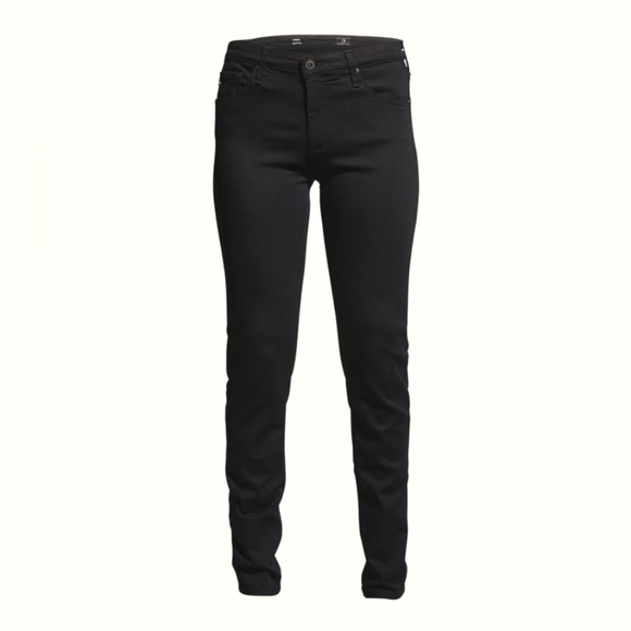 AG Adriano Goldschmied The Prima Black Jeans Mid Rise Cigarette Size 25R - Picture 14 of 14